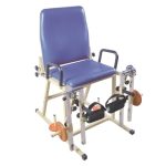 Physiotherapy equipment quadriceps chair