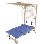 Physical therapy traction bed