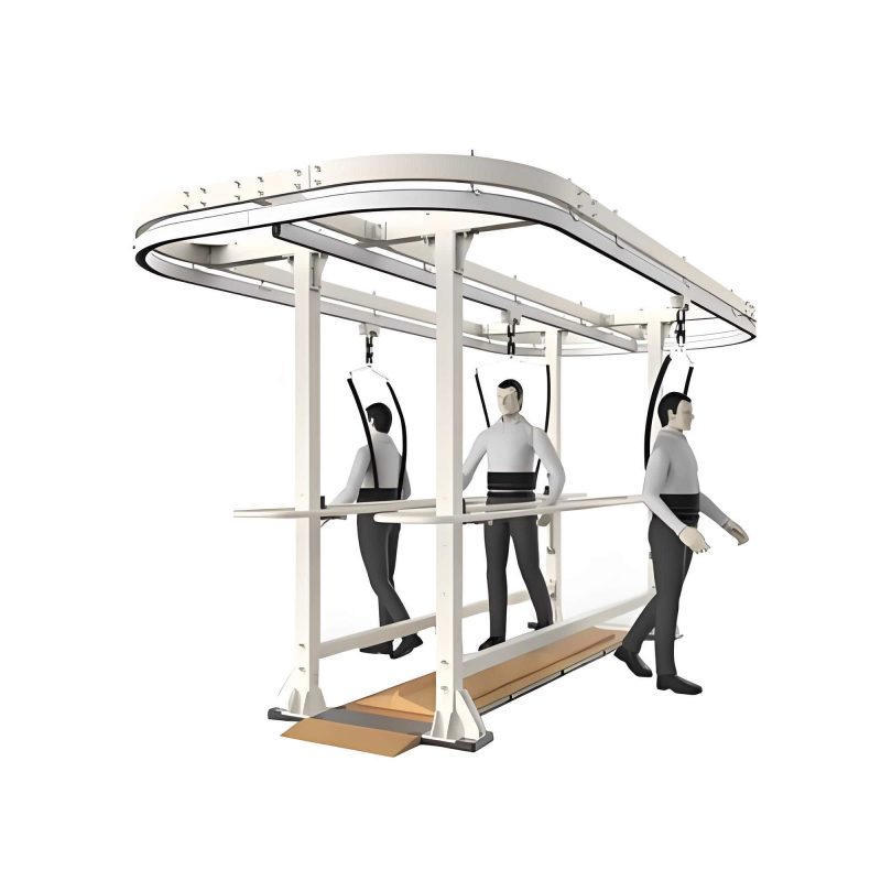 Truck unweighting system physiotherapy equipment