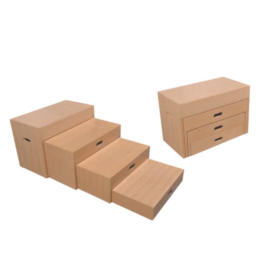 Wooden step ladder physiotherapy stairs Wooden step ladder physiotherapy stairs