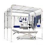 Pulley system treatment cage