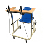 walking frame with seat and brakes